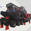 100 Ton Per Hour Concrete Recycling Portable Crusher  Granite Limestone Mobile Wheels  Impact Crushing Plant